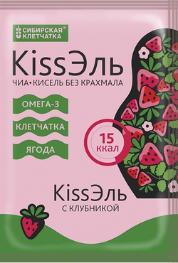 Кисель БЕЗ КРАХМАЛА клубника саше-пакет 