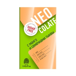 Шоколад без сахара с манго и тыквой 25 г Сибирский Кедр